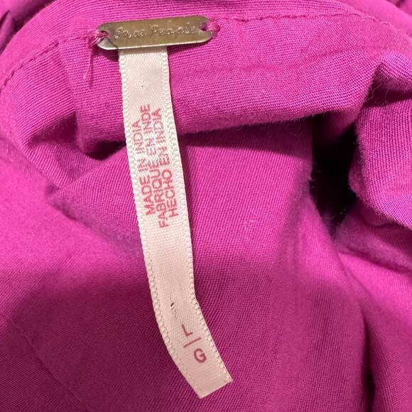 Free People Who Is She Mini Dress - Size L - Picture 7 of 8